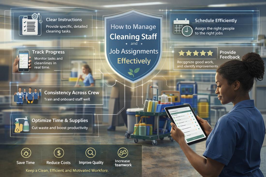 How to Manage Cleaning Staff and Job Assignments Effectively