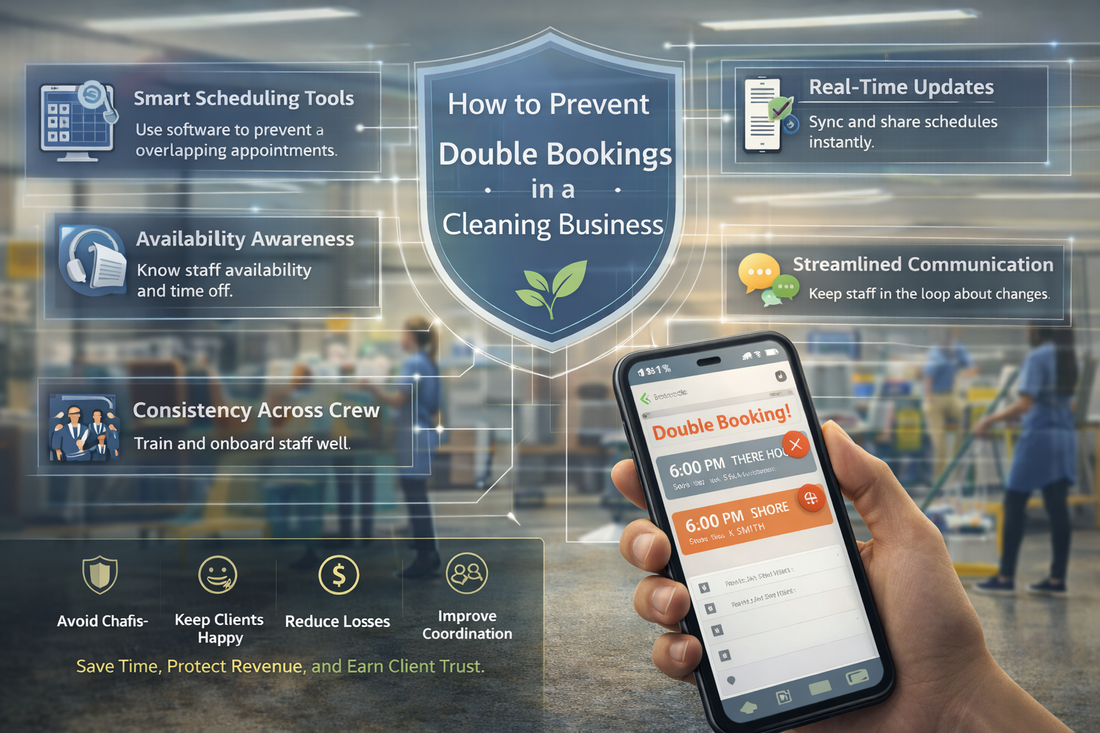 How to Prevent Double Bookings in a Cleaning Business