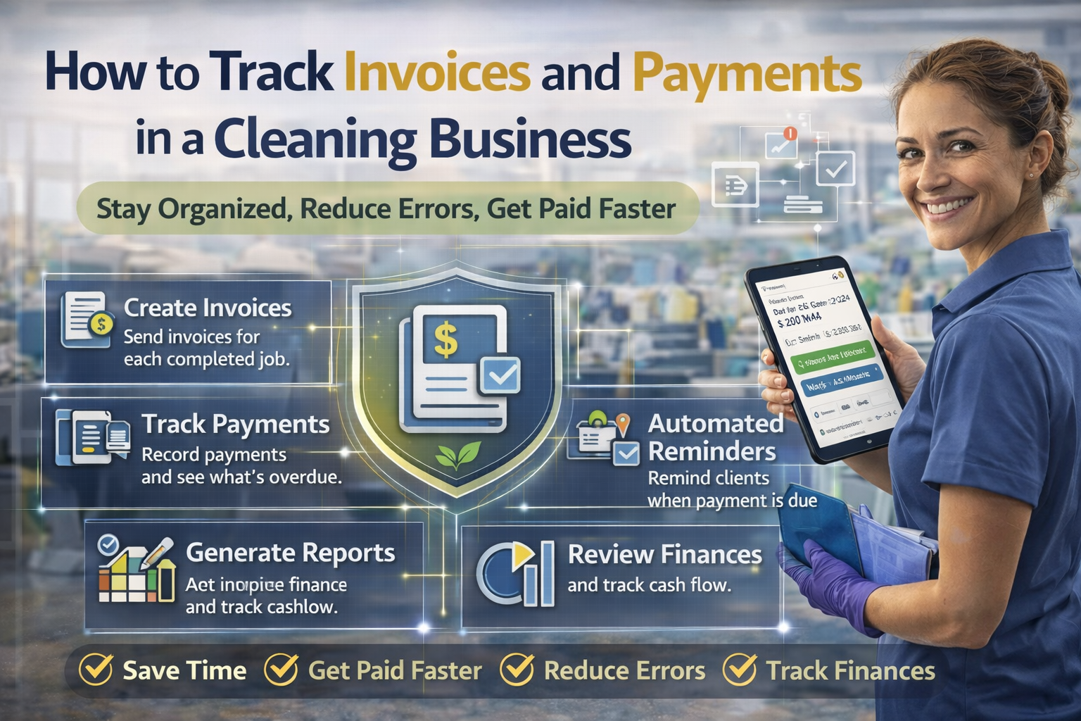 How to Track Invoices and Payments in a Cleaning Business