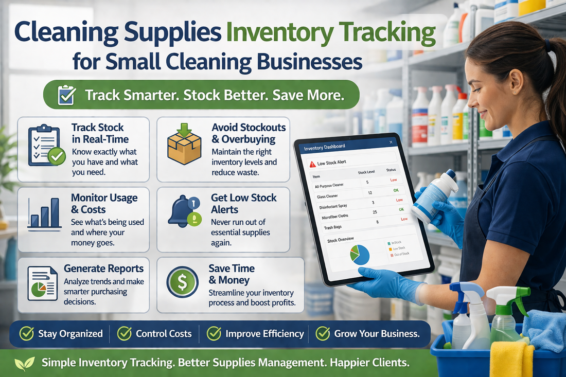 Cleaning Supplies Inventory Tracking for Small Cleaning Businesses