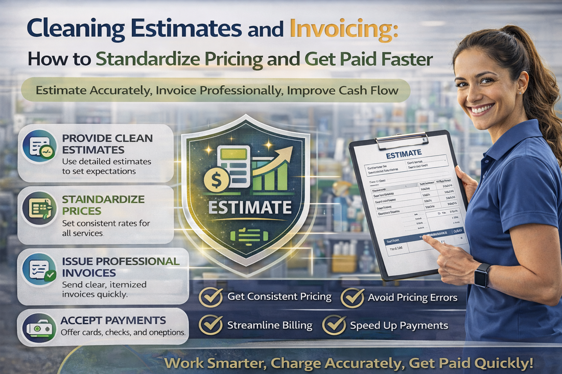 Cleaning Estimates and Invoicing: How to Standardize Pricing and Get Paid Faster