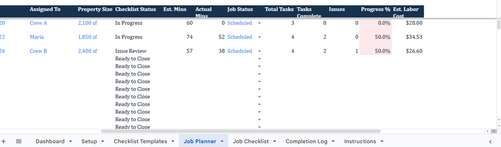 Deep Cleaning Checklist System for Cleaning Businesses